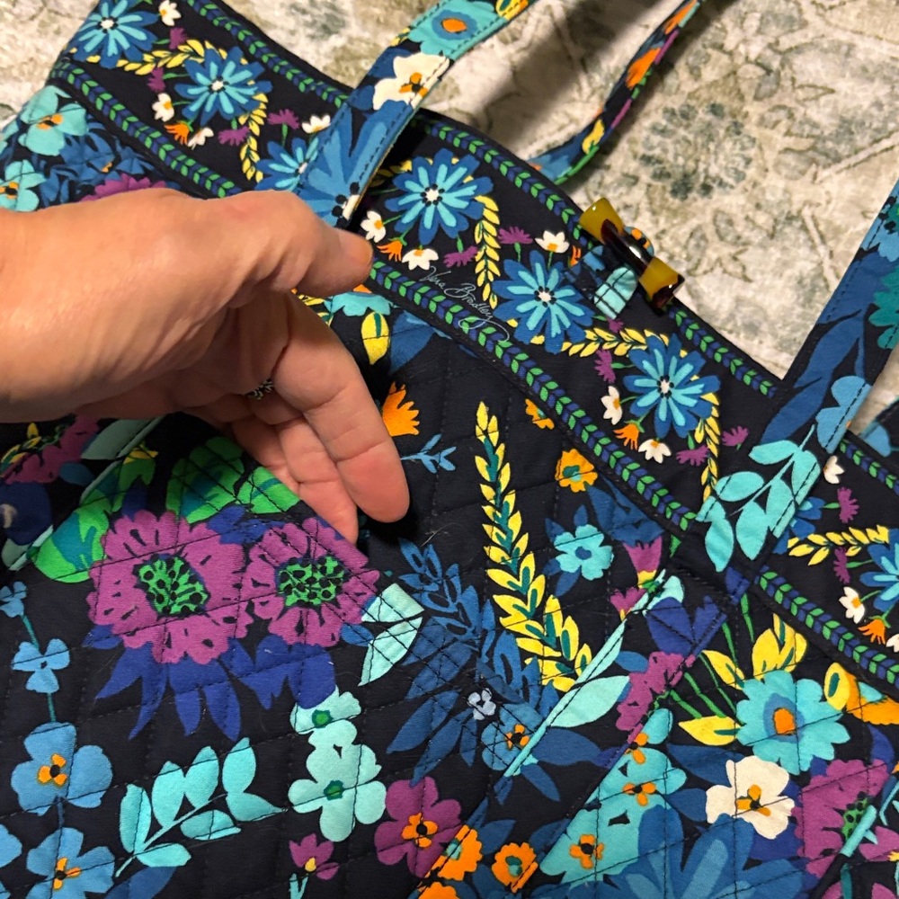 Vera Bradley Floral Tote Bag - Picture 3 of 6
